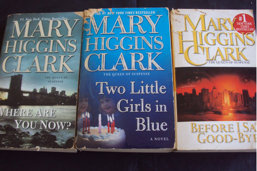Lote Novelas De Mary Higgins Clark (en Ingles) 3 Ejs