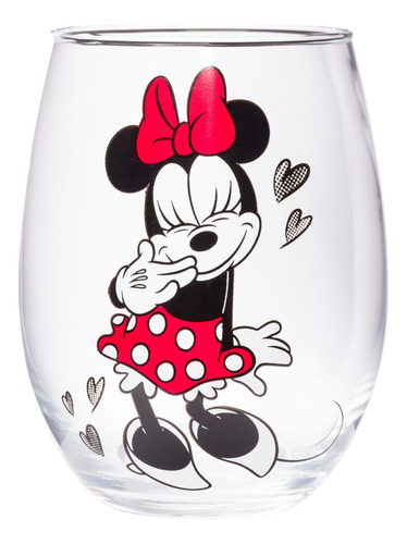 Juego De 2 Vasos Sin Tallo Disney Mickey Y Minnie 590 Ml