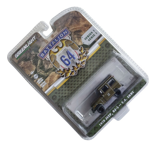 Jeep Dj-5 Militar 1970 Camuflado Usa Americano Greenlight