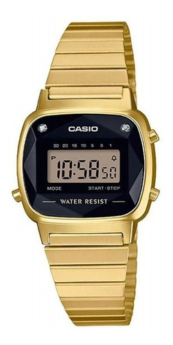 Relógio Casio Feminino La670wgad-1df Dourado Original + Nf