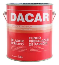 Comprar Pintura Sellador Pigmentado Acrílico Dacar Premium 3,6litros
