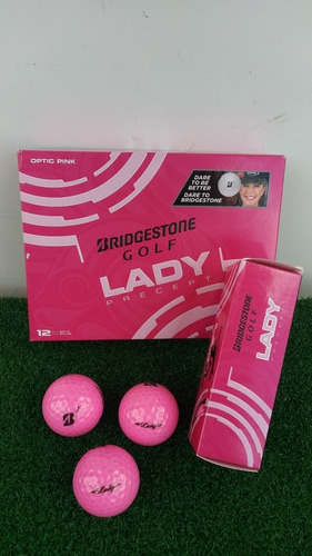 Bridgestone Bolas De Golf Color Rosa Para Dama.