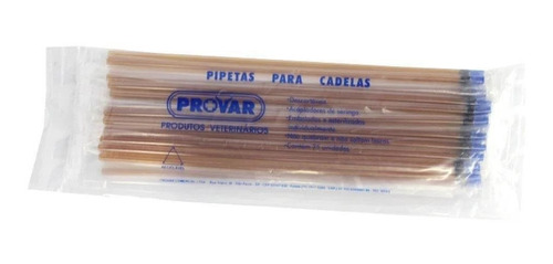 Pipetas De Inseminação Para Cadelas (p -14cm) 25un (provar)