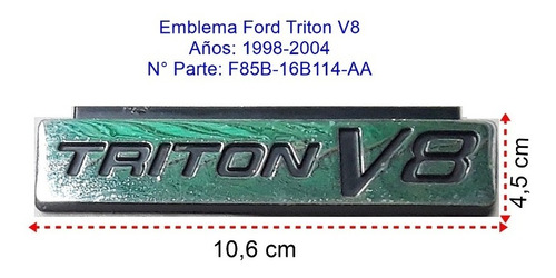Emblema Ford Triton V8 1998-2004
