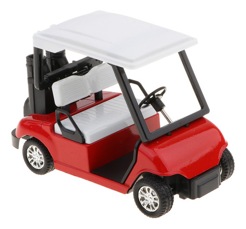 Carrito De Golf Pequeño De Aleación A Escala 1:20 Con Troque