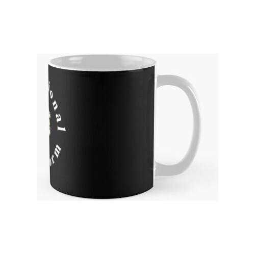 Taza Ratón De Biblioteca Profesional En Blanco Y Negro Calid