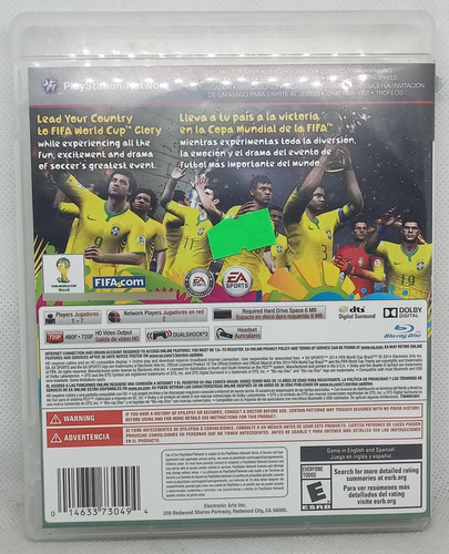2014 Fifa World Cup Brazil Ps3 Usado (Usado)