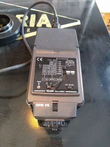 Flash Macro 100af Thyristor Nissin (Usado)