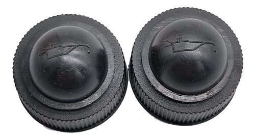 Shiosheng 2pcs 631-04381 107512-01, 079084-01 Tapa De Aceite