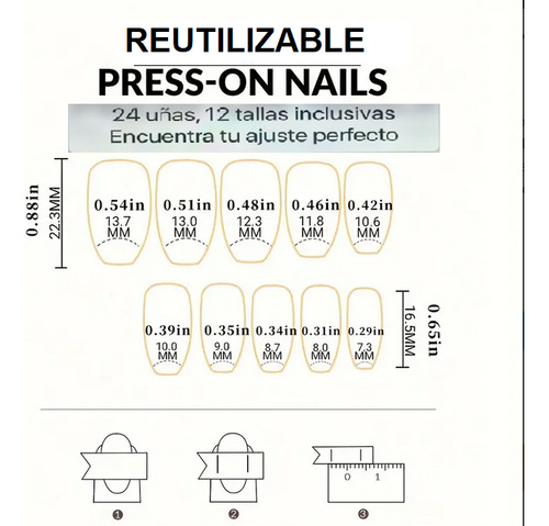 24 Pz Uñas Postizas Tips Craqueleadas Negro Nude Press On Negro Nude Bicolor Craqueleada
