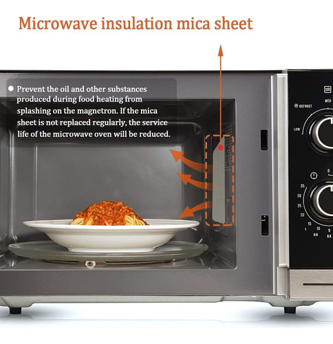10pcs Lámina Mica Para Horno Microondas Cubierta Guía Ondas