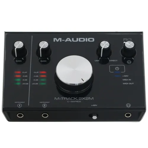 Interface De Audio M-audio Placa Grabacion Mtrack 2x2 Usb