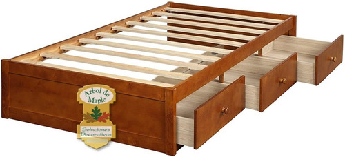 Imagen 6 de 10 de Camas Con Cajones En Madera - En Cualquier Tamaño Y Modelo