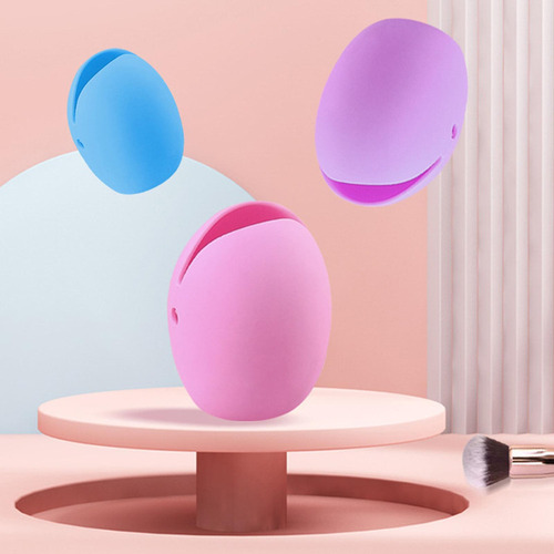 3 Piezas De Funda Protectora De Silicona Para Brochas De
