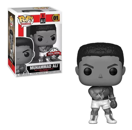 Muhammad Ali  Blanco Y Negro Funko Pop Special Edition