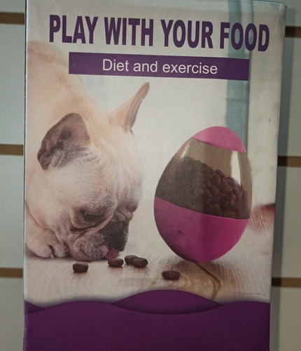 Juguete Interactivo Huevo Dispensador De Comida Para Perro
