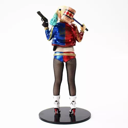 Boneca Action Figure Arlequina Ou Harley Quinn Esquadrão Suicida 18cm