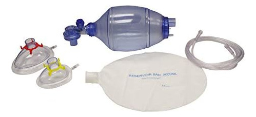 Juego De 4 Bolsas De Resucitación Máscara De Válvula...