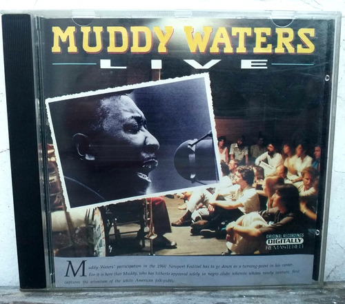 Muddy Waters - Live - Cd Importado Año 1990 - Blues