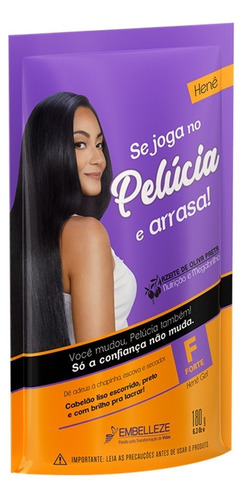 Alisante Henê Pelúcia Forte Pouch 180g Embelleze - 1 Und