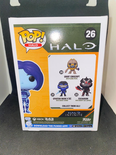 Funko Pop The Weapon Glow In The Dark Halo Special Cortana (Usado)