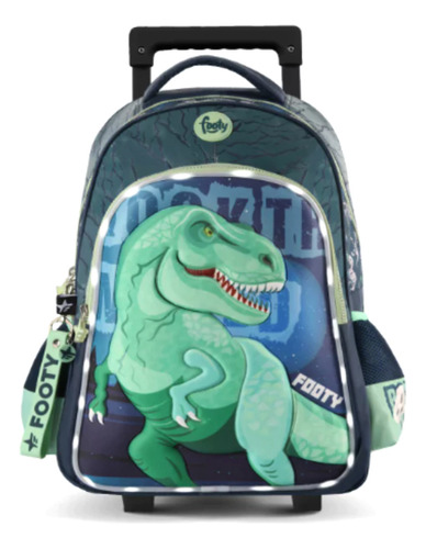 Mochila Dinosaurio 45cm Carro 18 Colegio Luz Footy Primaria