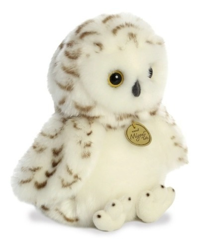 Búho De Nieve Aurora Miyoni 10 Pulgadas Snowy Owlet