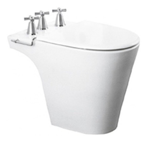 Imagen 5 de 7 de Combo Ferrum Marina Inodoro Mochila Dual Bidet Y Tapa Suave