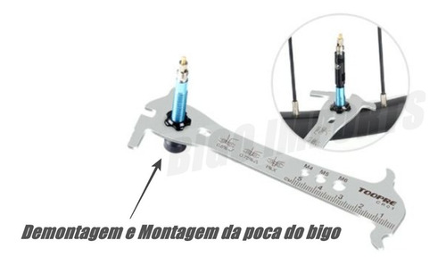 Imagem 3 de 9 de Medidor Ferramenta Para Medir Desgaste De Corrente De Bike