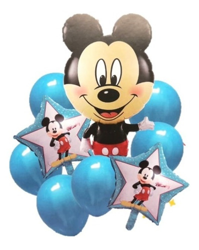 Set De 9 Globos Mickey