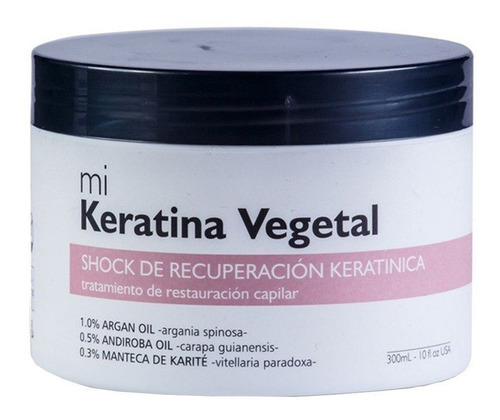 Mi Keratina Vegetal 300ml  Shock De Recuperación Keratínica