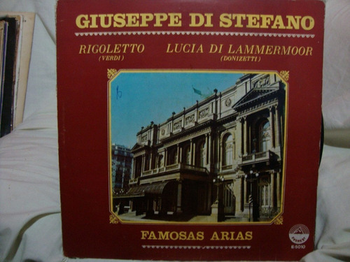 Vinilo Giuseppe Di Stefano Famosas Arias Rigoletto Lucia Cl1