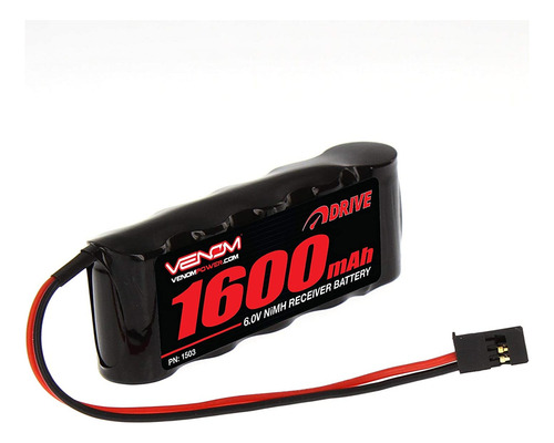 Venom 6 V 1600 Mah 5-cell Plana Receptor De Batería Nimh