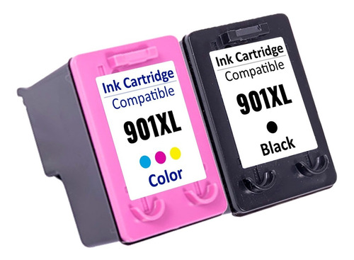 Kit Cartucho Compatível Hp 4500 Officejet J4500 J4660 901xl