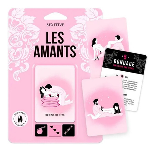 Dados Eróticos + Juego Cartas Pareja Kamasutra Mujer Hombre
