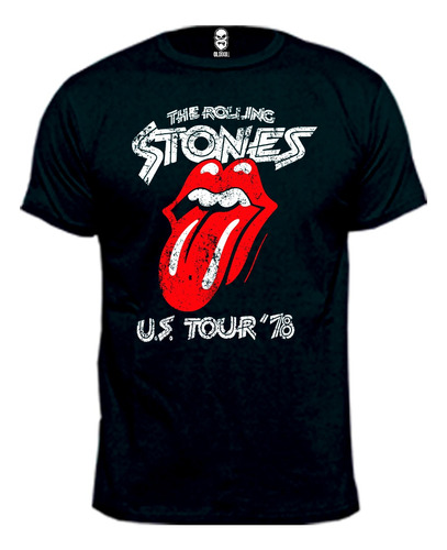 Remera The Rolling Stones Tour 100% Algodón Premium Peinado