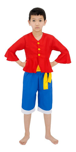 Anime One Piece Luffy Son Goku Traje De Cosplay Para Niños | Parcelamento sem juros Anime One Piece Luffy Son Goku Traje De Cosplay Para Niños | Parcelamento sem juros