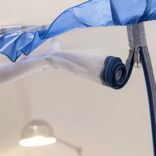 Mosquitera Desplegable Con Cama Matrimonial