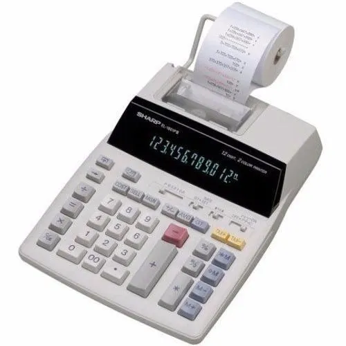 Calculadora De Mesa Sharp El-1801v Com Bobina - Original Top