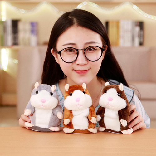 Hámster Que Habla Repite Lo Que Dices Peluche Electrónico