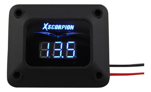 Xscorpion Dvm23bb Voltímetro Digital Led Azul De 3 Dígitos