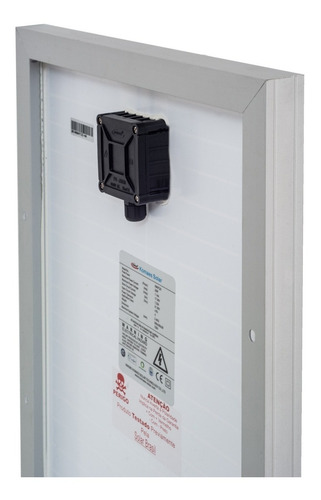 Imagem 3 de 4 de Painel Placa Solar Fotovoltaica 20w Padrão 12v Komaes