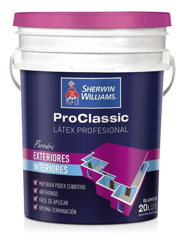 Látex Para Exterior Proclassic 20 Lts