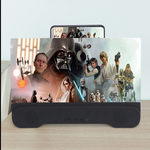 Pantalla Lupa 6d C/parlante Bluetooth Portátil Sonido Sm-k9