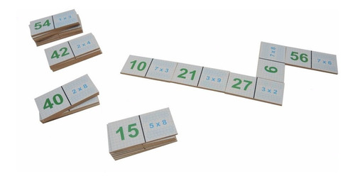 Domino Educativo Multiplicaçao Matematica Carimbras