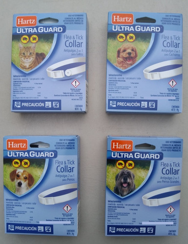 Imagen 1 de 7 de Lote 20 Collar Antipulgas Para Perro Y Gato Hartz