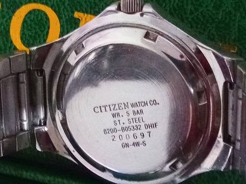 Reloj Citizen Challenger Diver Casi Único Muy Raro Y Escaso Plateado Plateado Blanco (Usado)