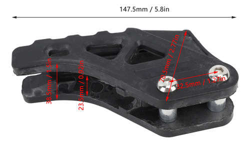 Guía Protectora De Cadena Para Motocicleta, Alta Dureza, Fác