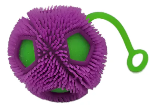 Squishy Saltarin Pelota De Futbol 7 Cm X Unidad Con Luz