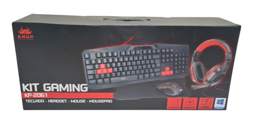Imagem 5 de 9 de Kit Teclado E Mouse Gamer Headset + Mouse Pad Top De Linha